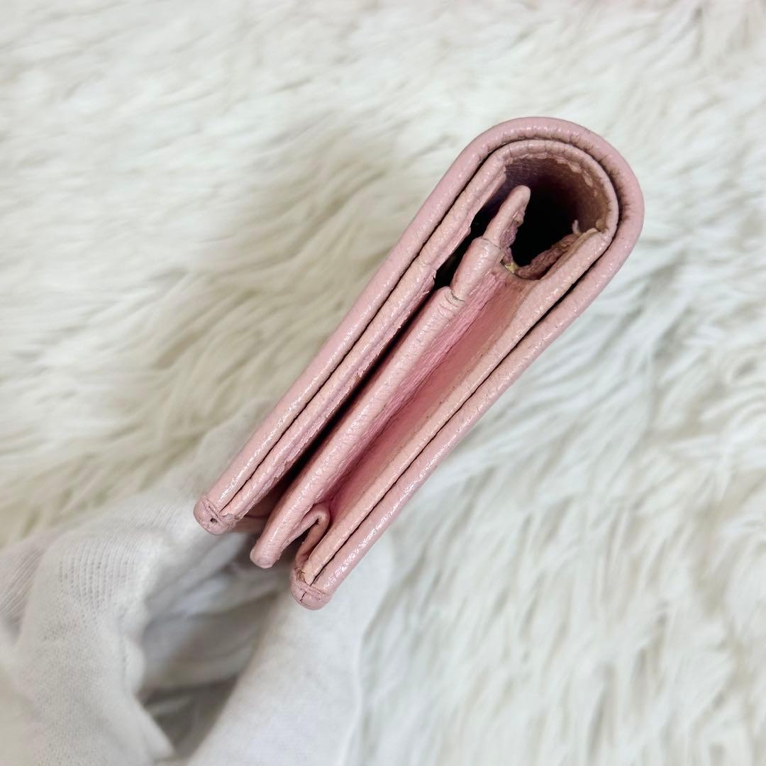 日本限定✨️GUCCI 2つ折り財布 ダブルG フローラ 総柄 ピンク
