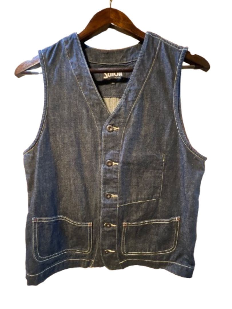 Schott デニム ベスト Sサイズ