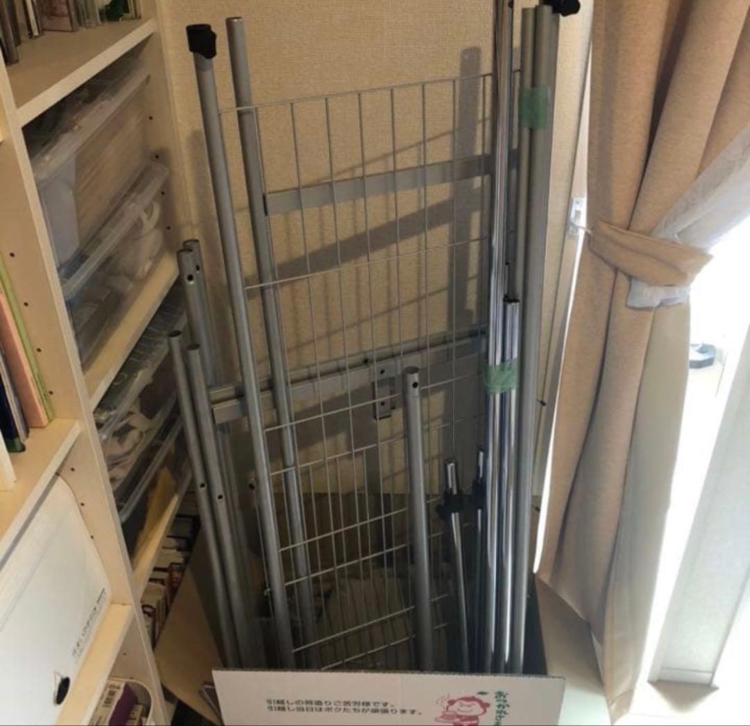 赤かぶさん専用　定価2万円山善ハンガーラックワードローブクローゼット埃カバー付き