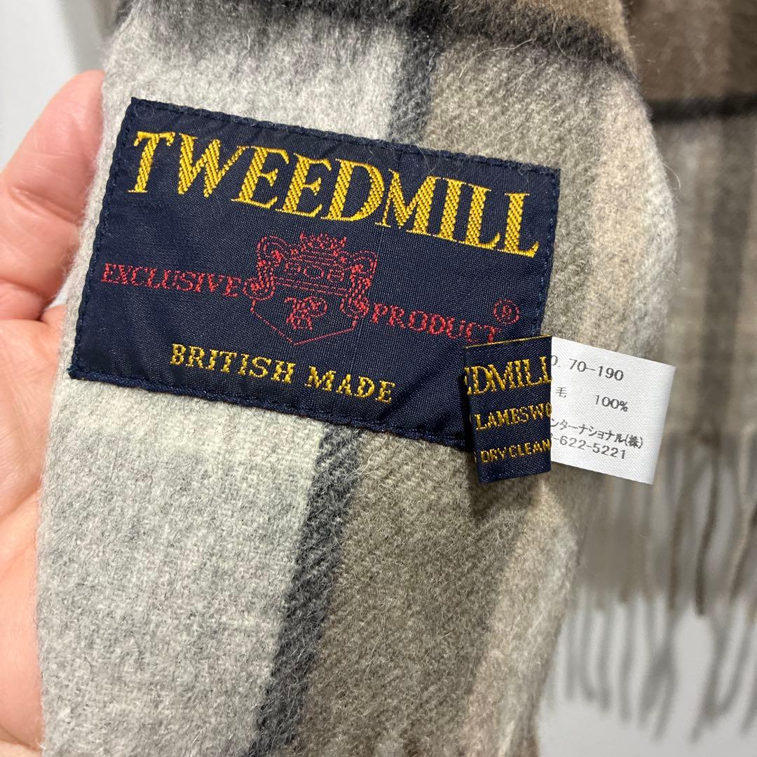 美品　TWEEDMILL Lambswool Stole