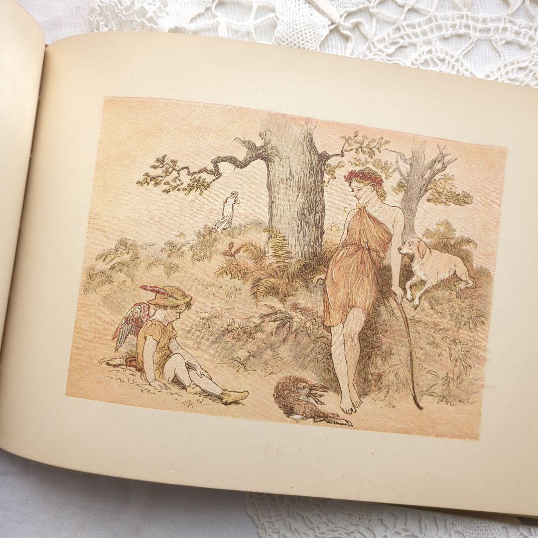 稀少1883アンティーク絵本 洋書古書 児童書 ヴィクトリアン ヴンテージ