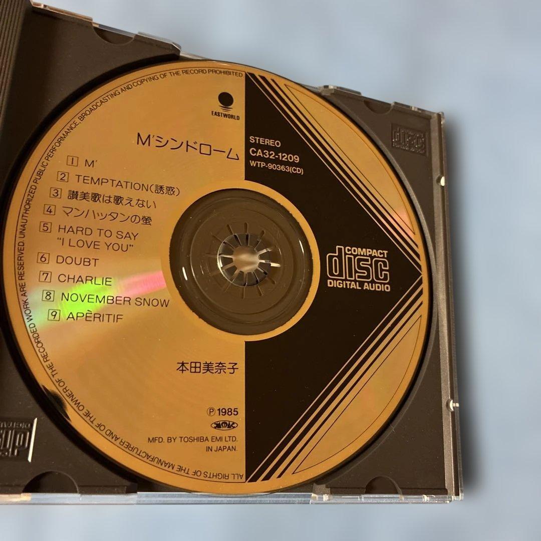 本田美奈子/M'シンドローム/旧規格盤CD/CA32-1209/帯付き