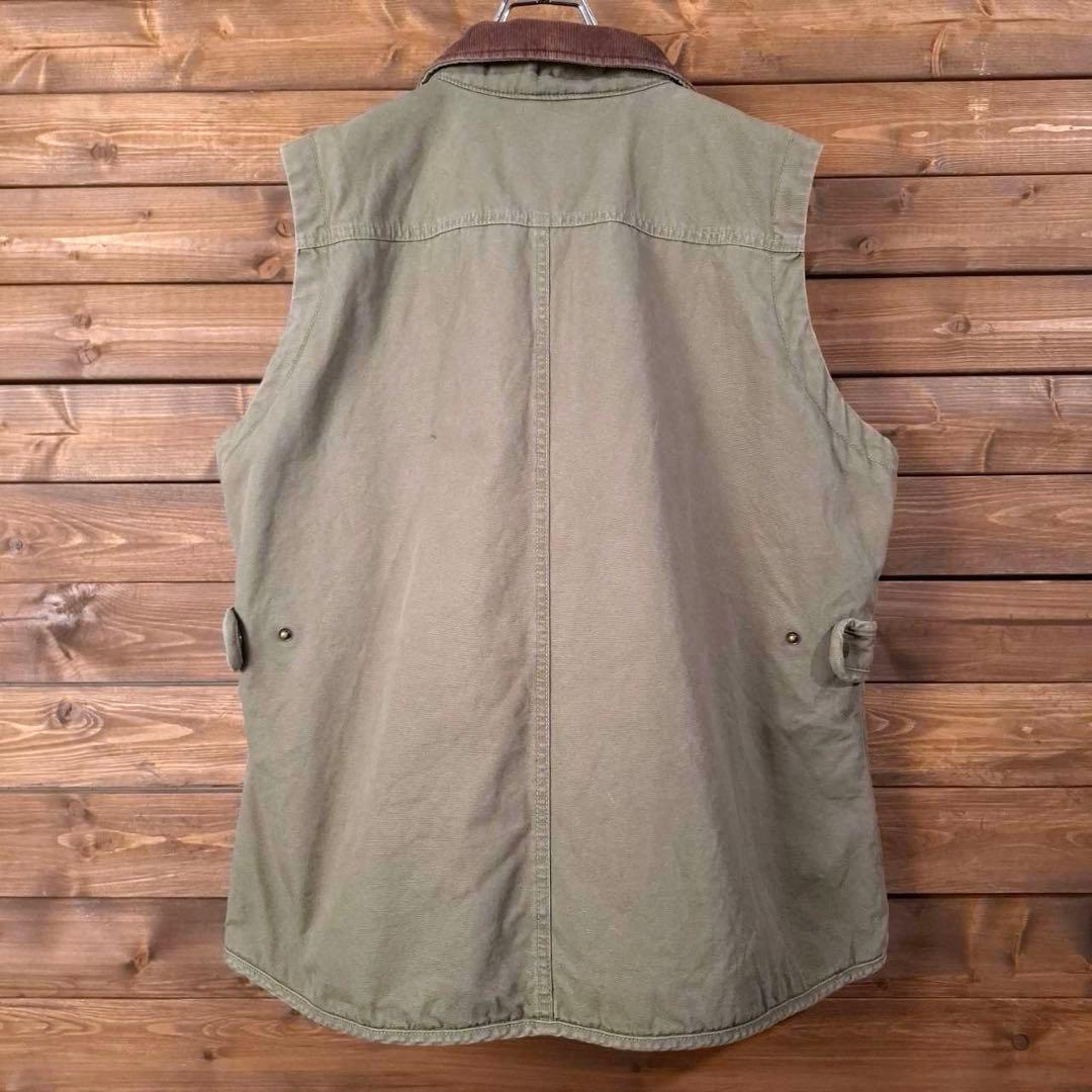00s Woolrich ウールリッチ 襟コーデュロイ ハンティングベスト