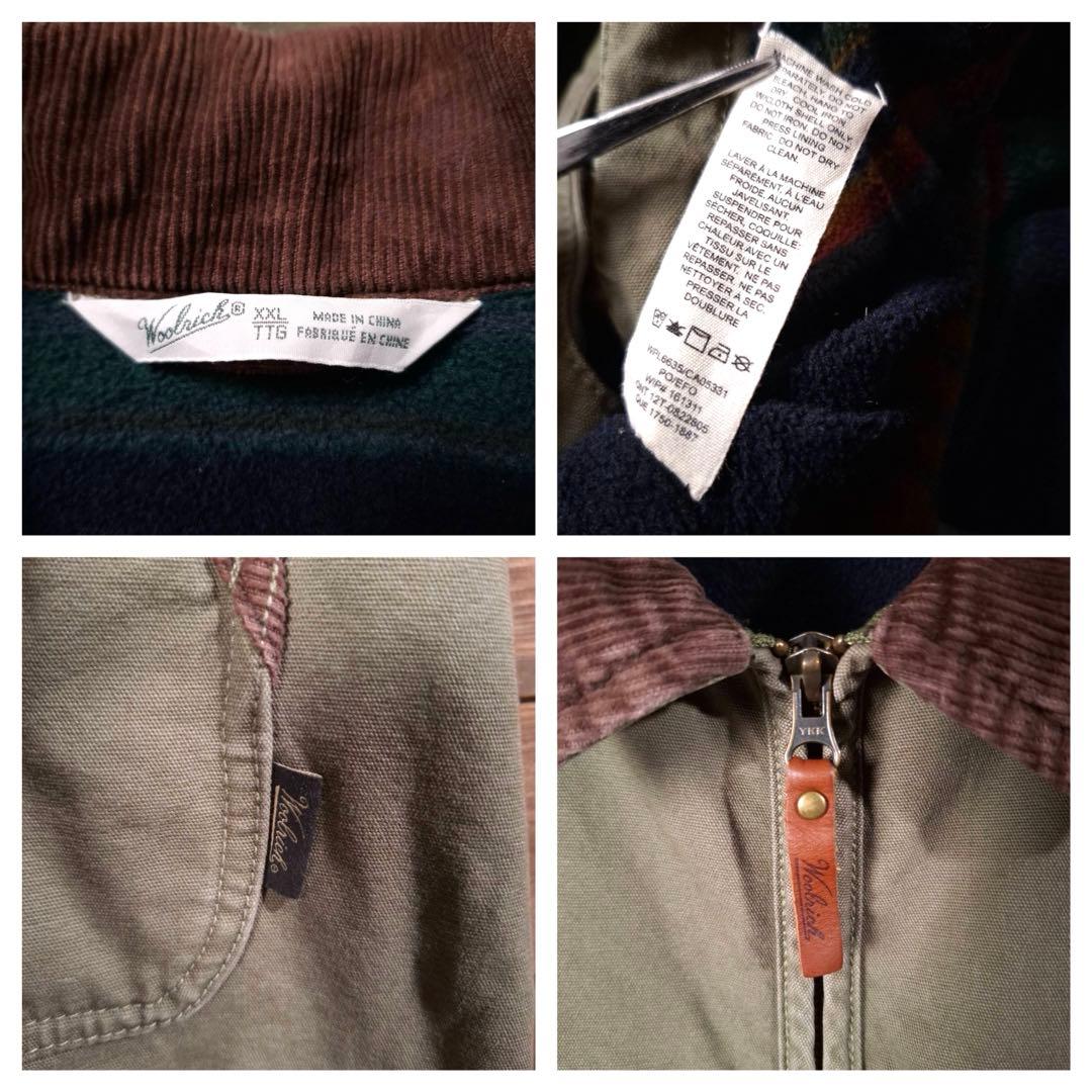 00s Woolrich ウールリッチ 襟コーデュロイ ハンティングベスト