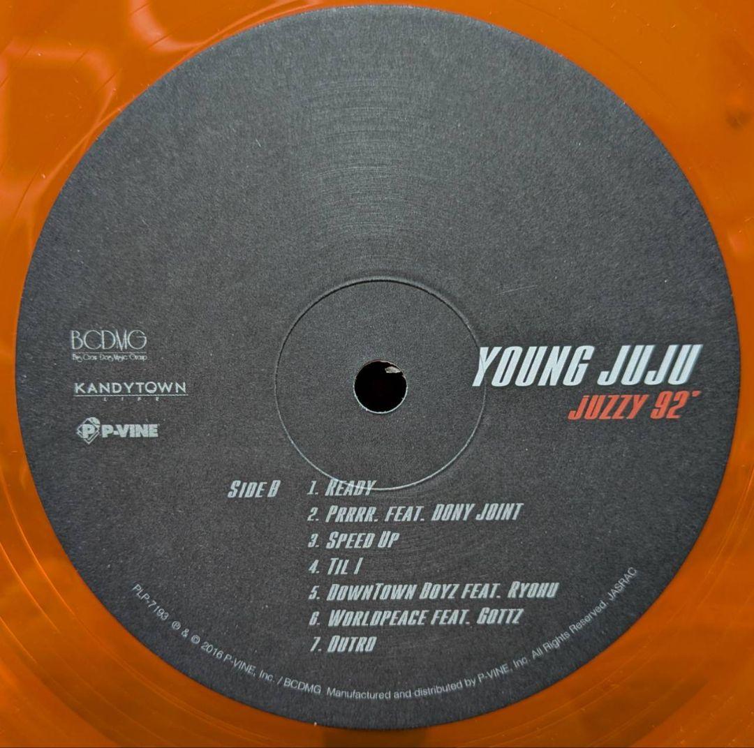YOUNG JUJU JUZZY 92' 稀少カラーレコード Kandytown