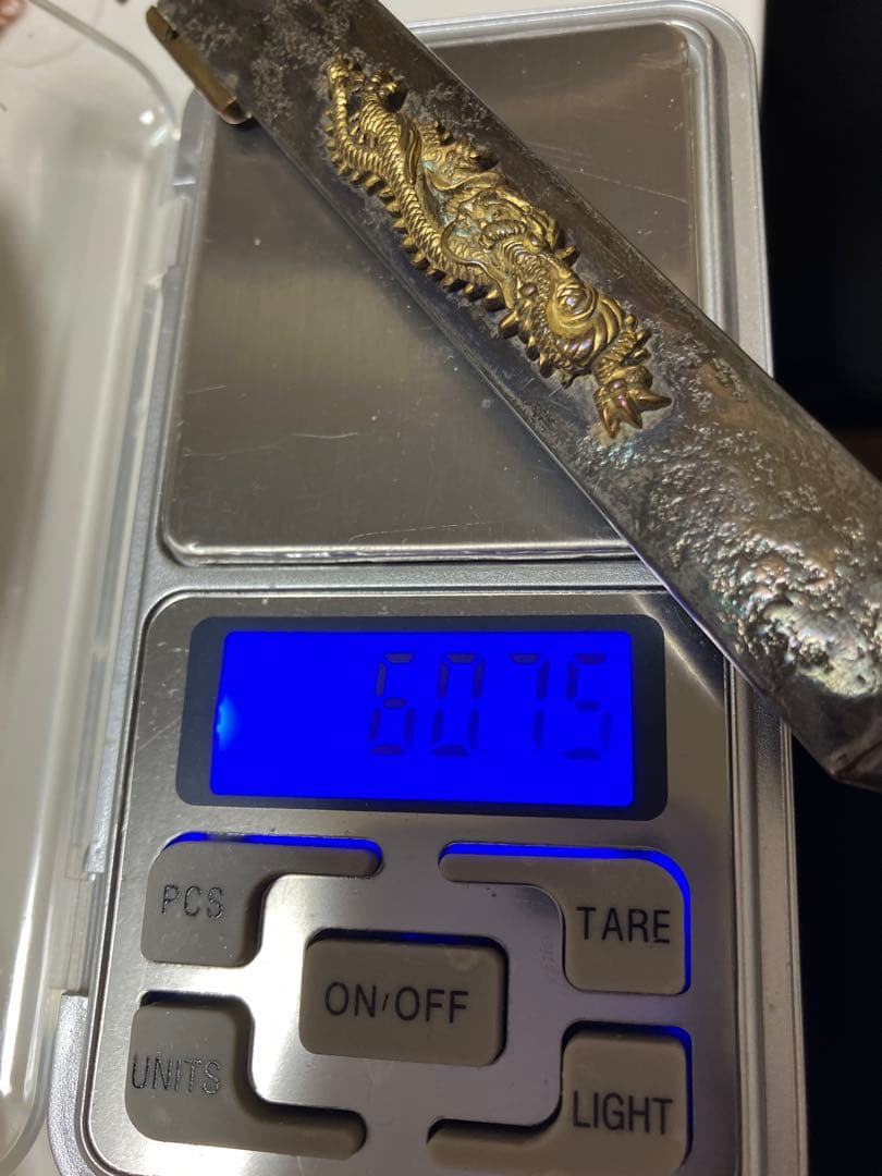 龍装飾 煙管 キセル Kiseru Dragon アンティーク 携帯煙管