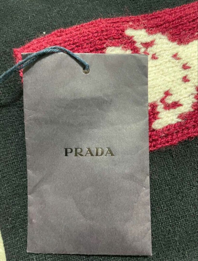 も*お様 PRADA 黒 ニット帽