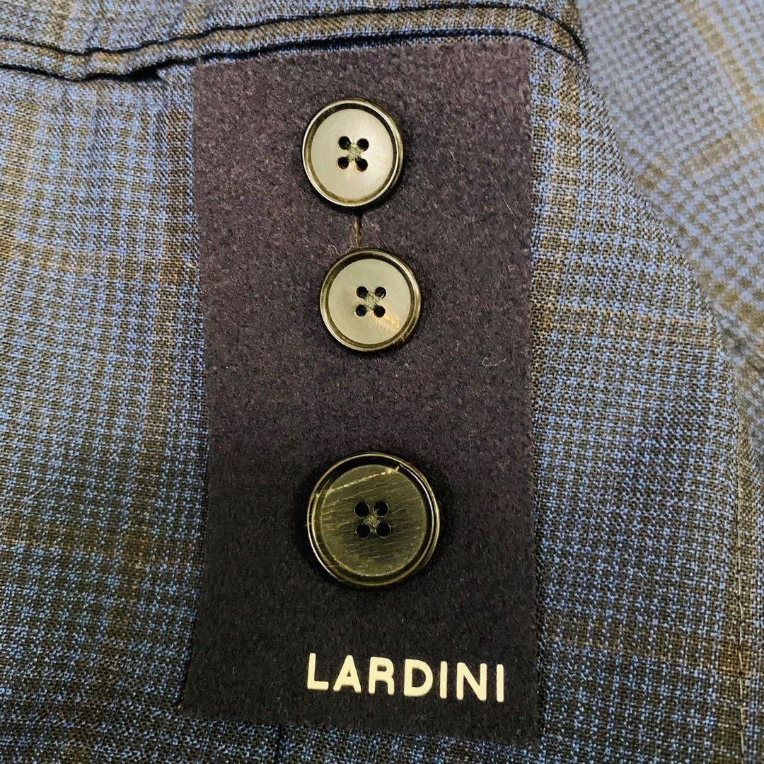 極美品 LARDINI ラルディーニ スーツ セットアップ ネイビー 50