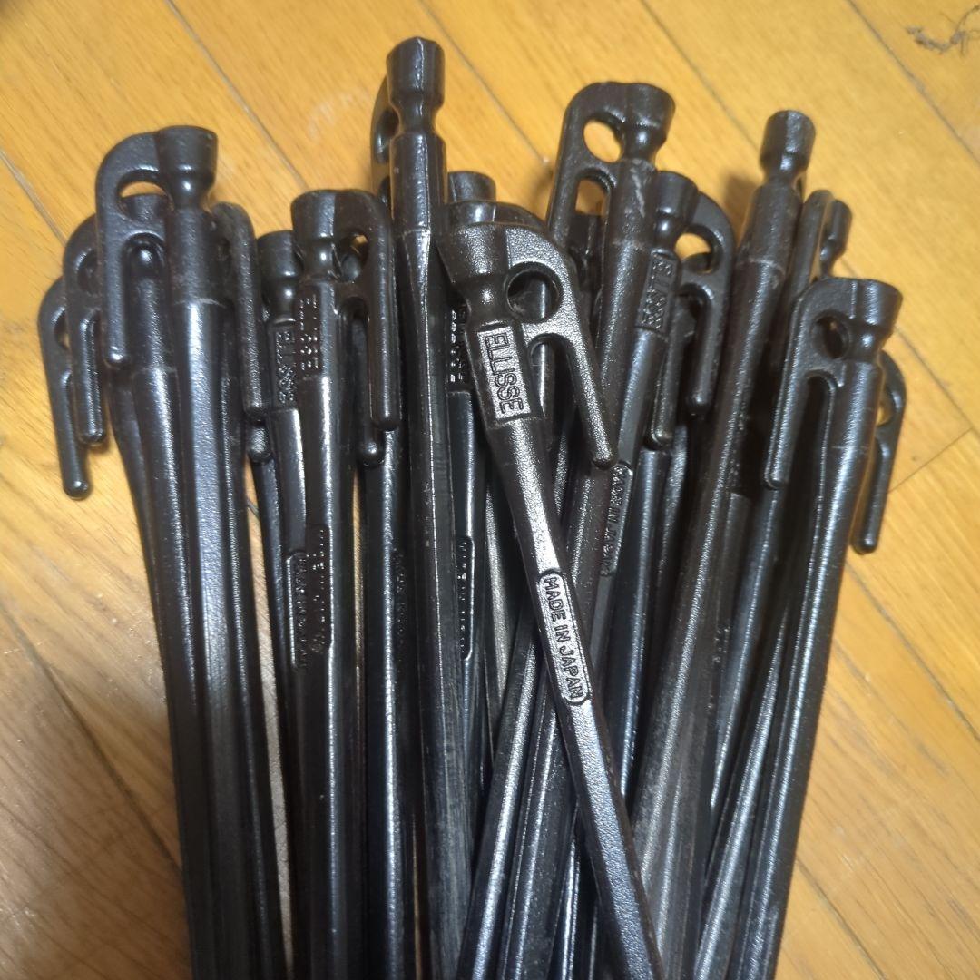 エリッゼステーク 28cm 30本セット 鍛造ペグ　バラ売り可能