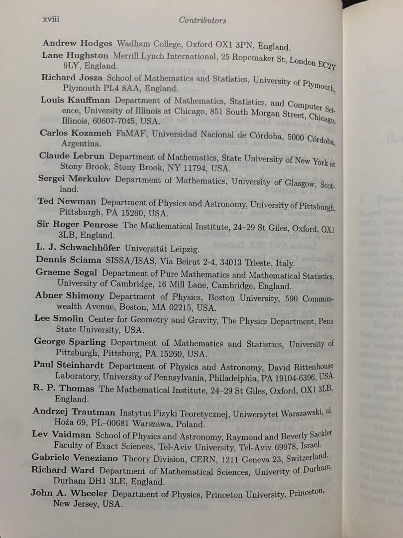 The Geometric Universe 幾何学的宇宙