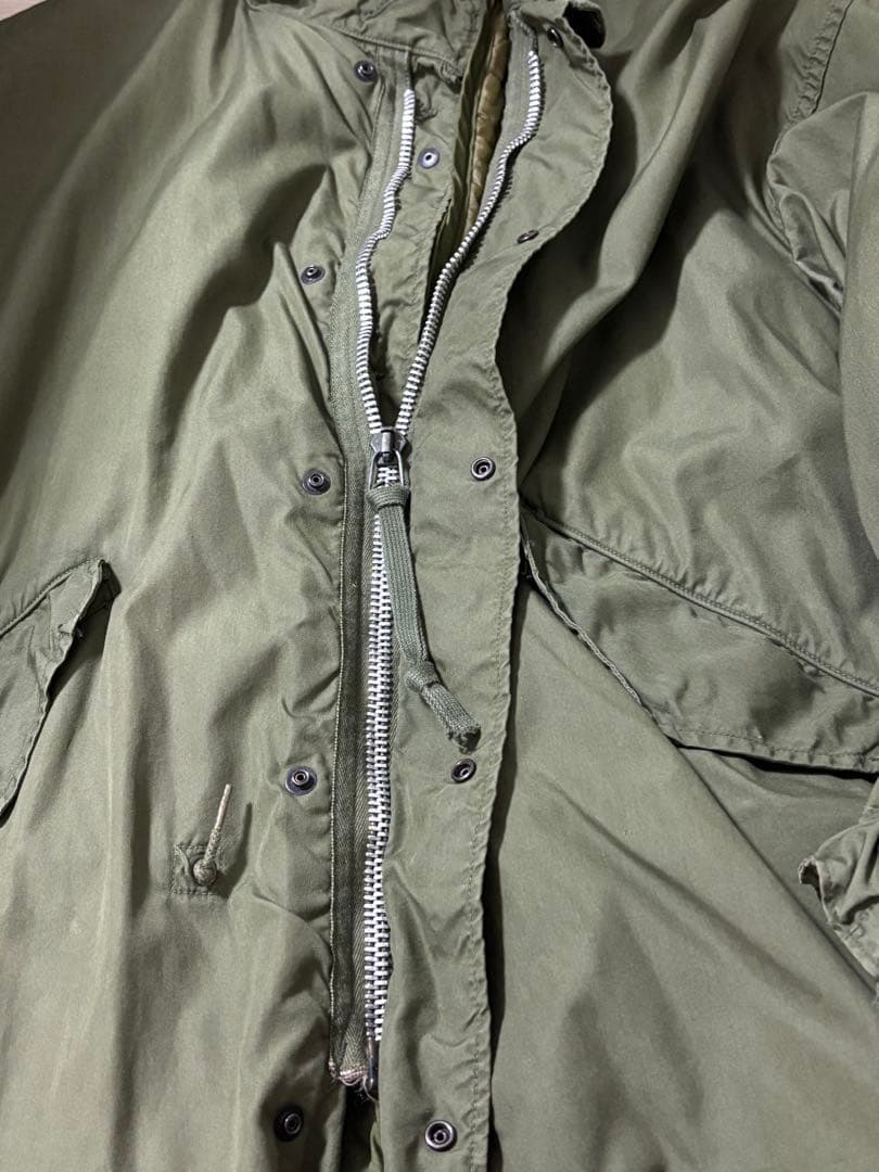 70s M65フィッシュテールパーカー アルミジップ ビンテージ Lサイズ