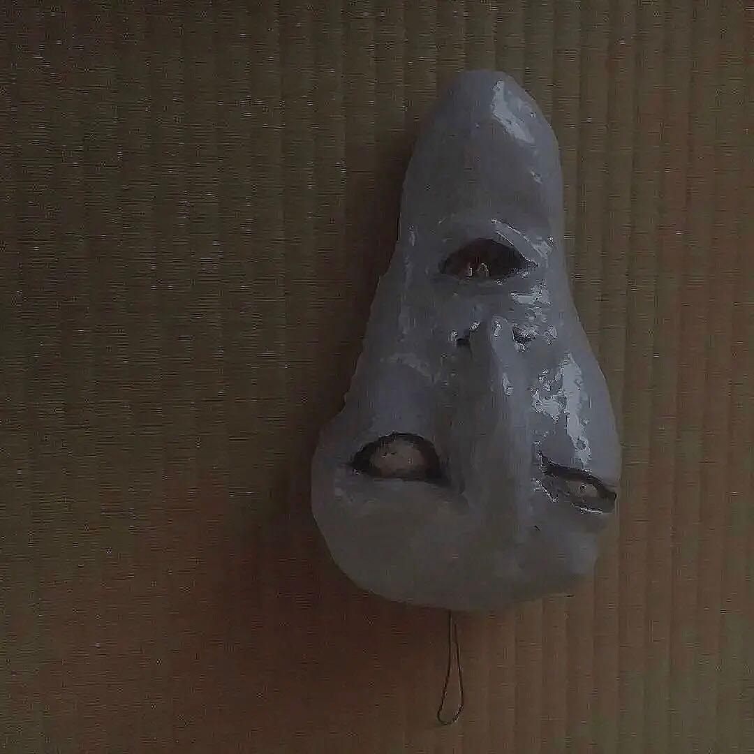 特級呪物　頭像　塑像　evil 壁掛けオブジェ　魔除け