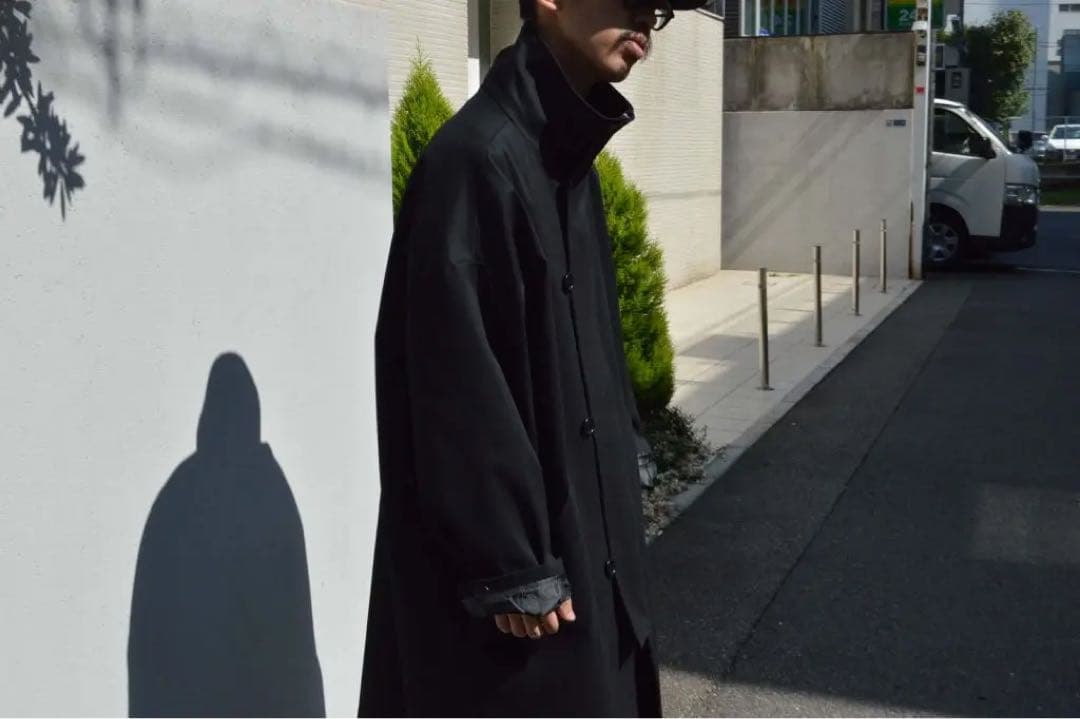 【美品】mfpen／JOHNSTON COAT（BLACK）