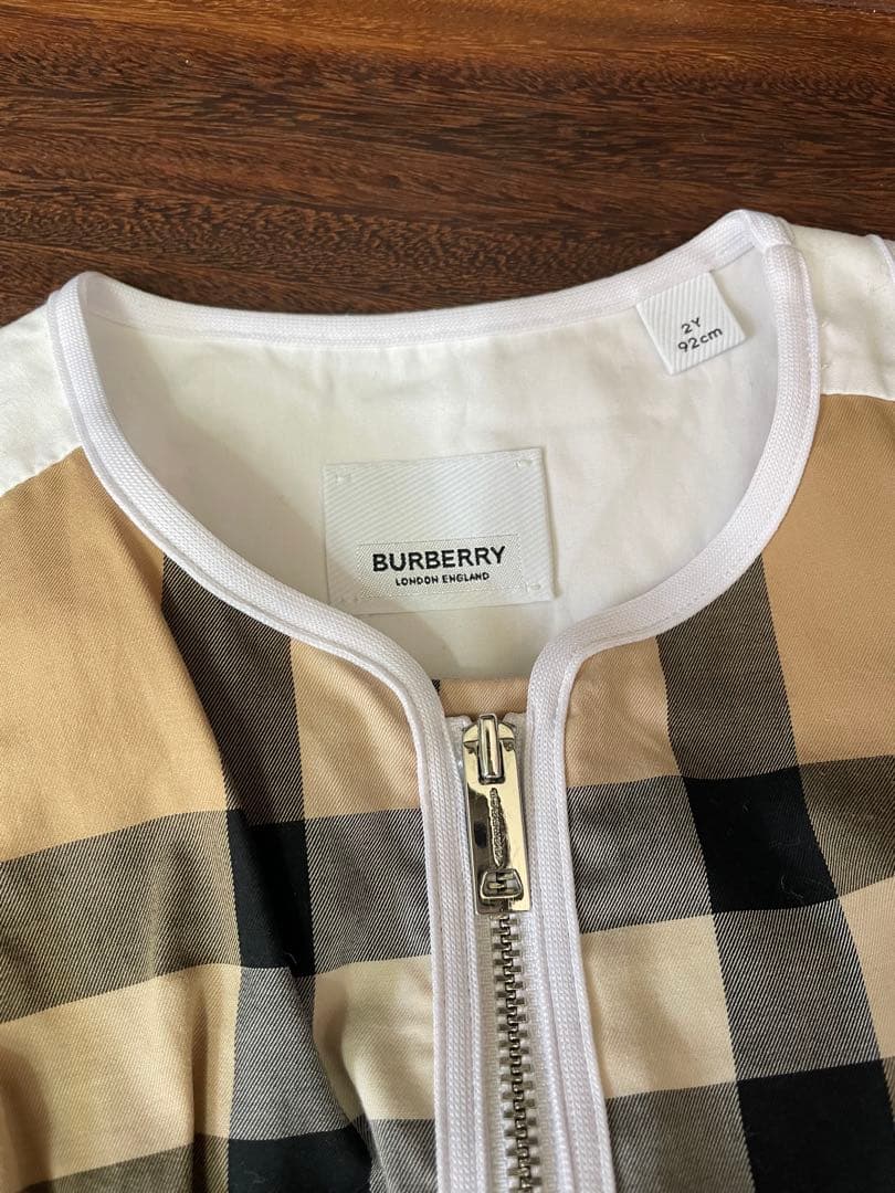 BURBERRY チェック ワンピース2Y(92)