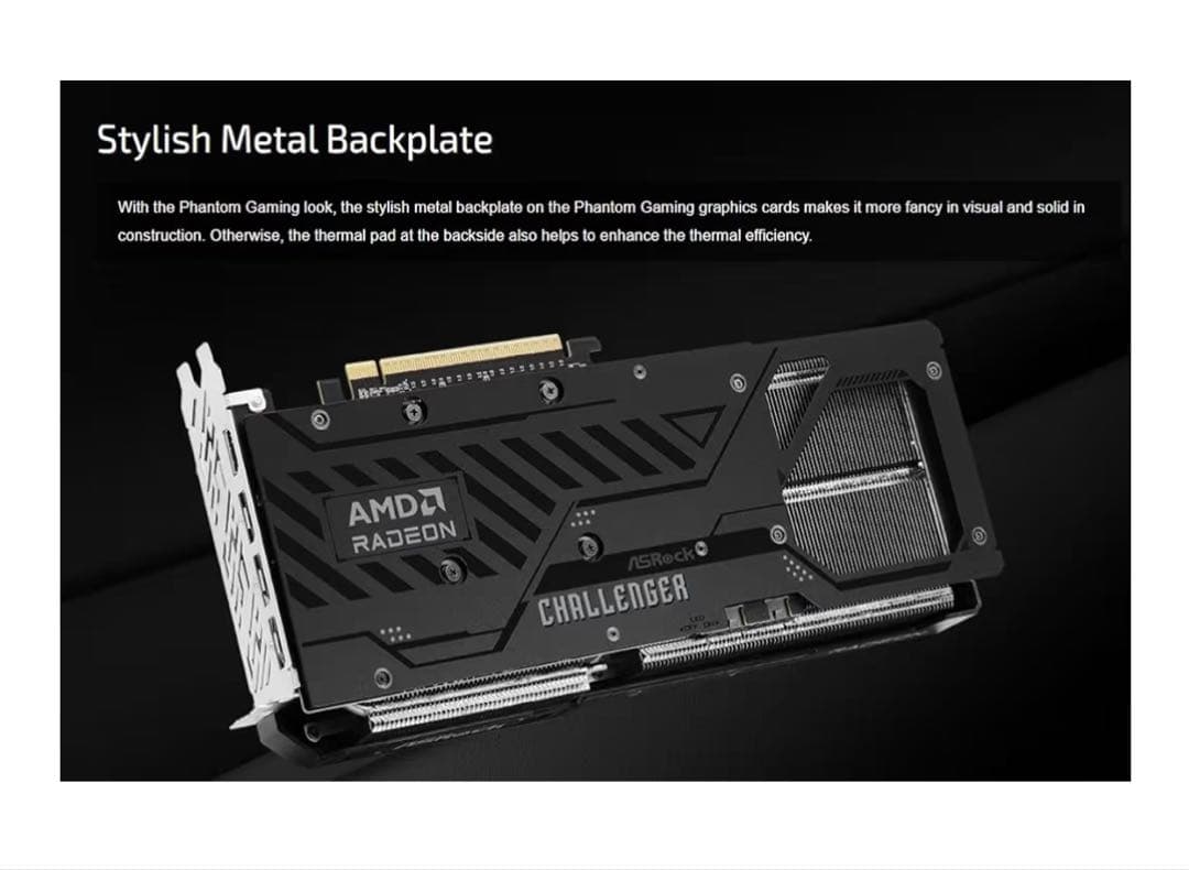 ASRock Radeon RX 9070 XT challenger本体のみ