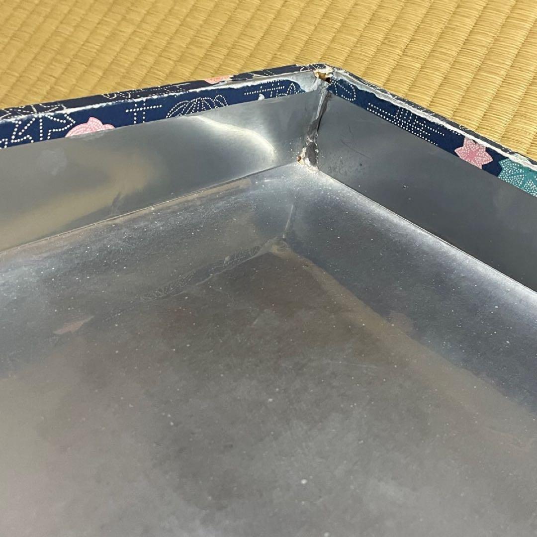 ★ 茶箱2　大　和紙張り　昭和レトロ　キャスター付　押入れ収納