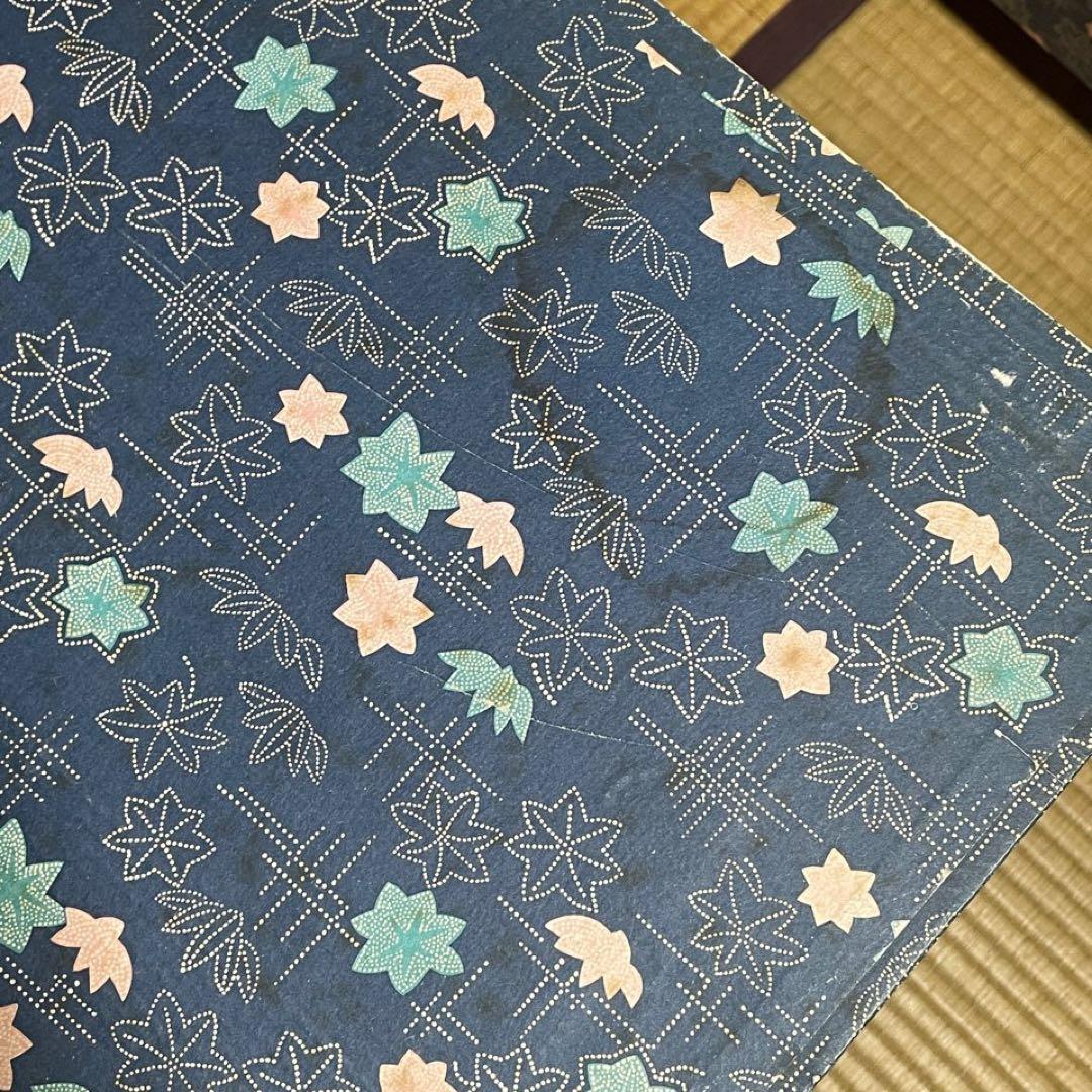 ★ 茶箱2　大　和紙張り　昭和レトロ　キャスター付　押入れ収納