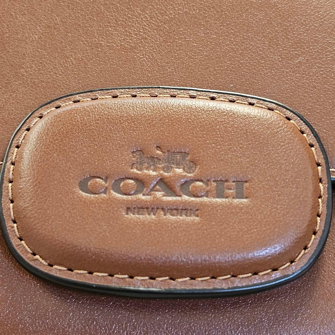 COACH エライザ スモール ウォレット コンパクト ブラウン