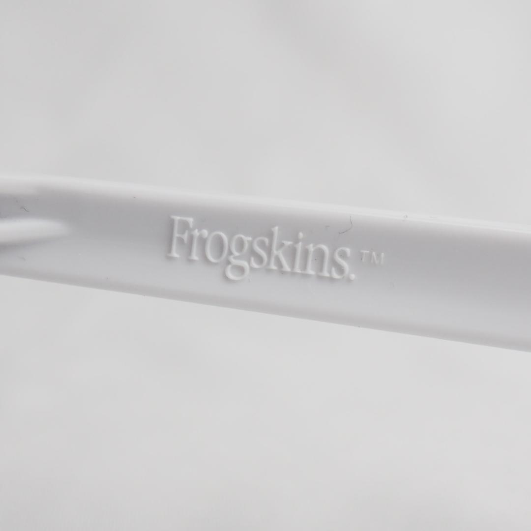 良品 オークリー サングラス Frogskins 白 ホワイト 9245-44