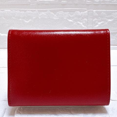 JILSANDER ジルサンダー 三つ折り財布 レッド コンパクトウォレット