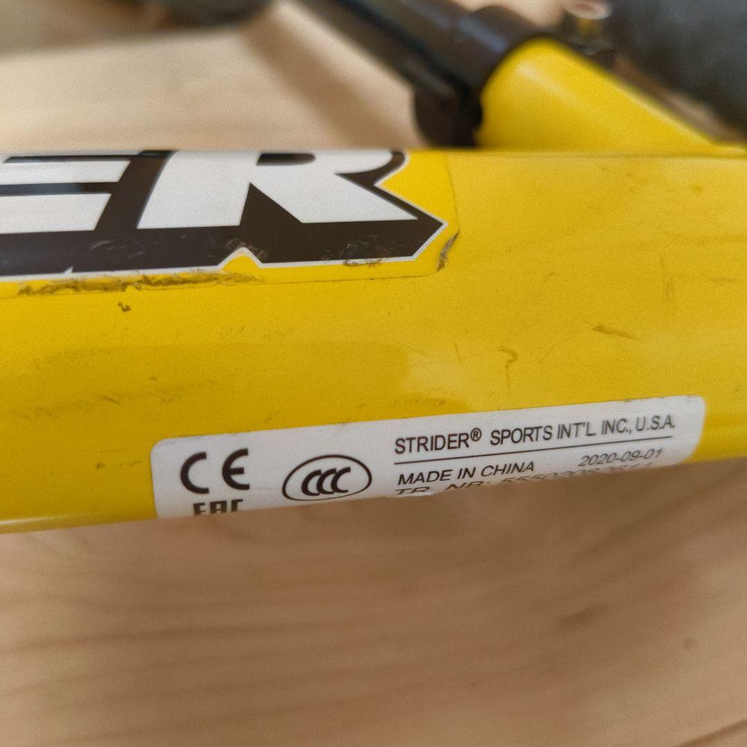 ストライダー STRIDER 12 Sport バランスバイク イエロー