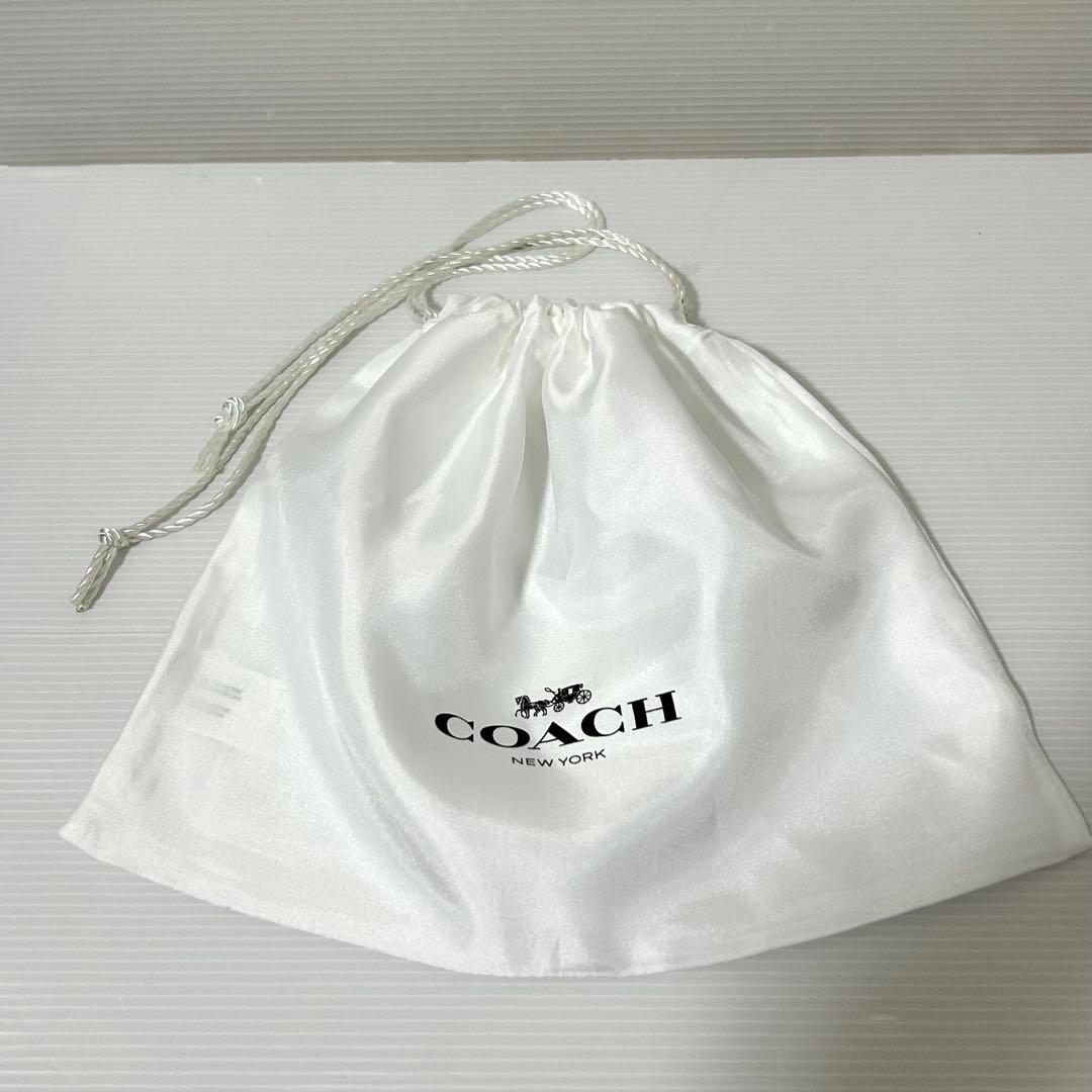【美品】COACH レザー ヘッドバンド カチューシャ ブラック 箱付き