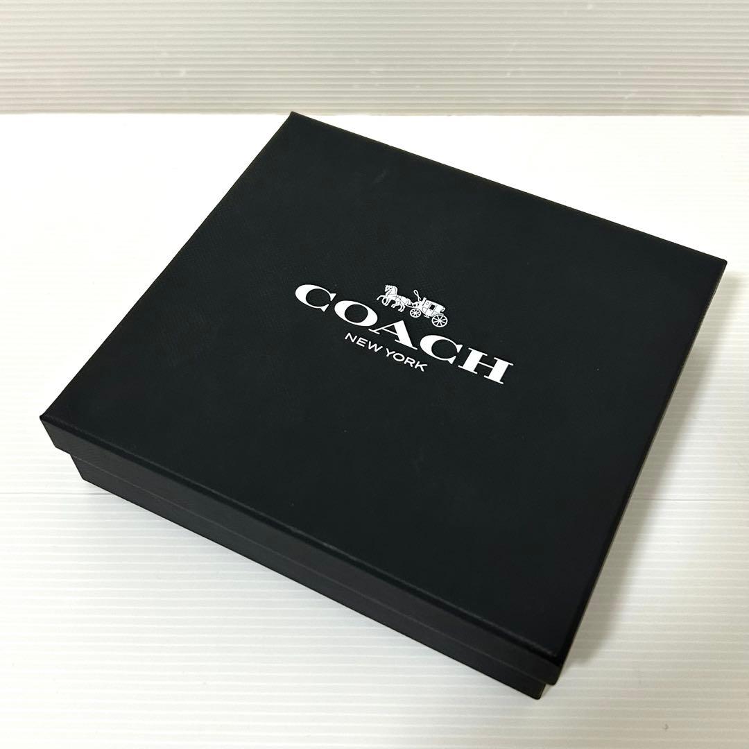 【美品】COACH レザー ヘッドバンド カチューシャ ブラック 箱付き