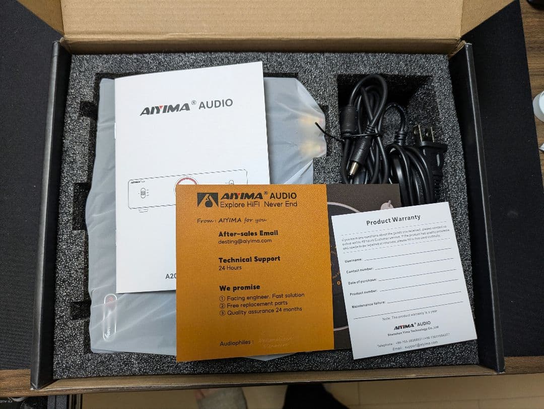 AIYIMA T20 & A20セット（おまけXLRケーブル2本）