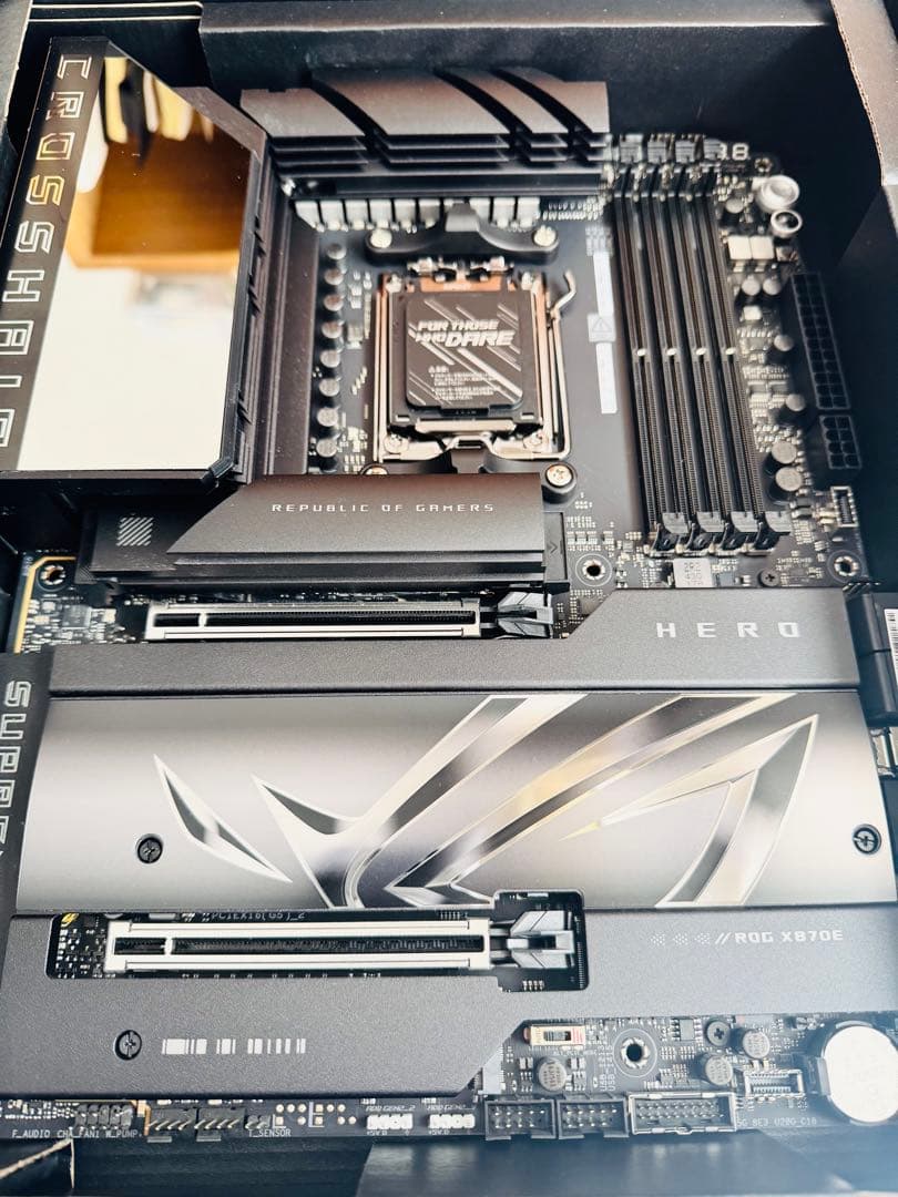 ROG CROSSHAIR X870E HERO AM5 動作確認済