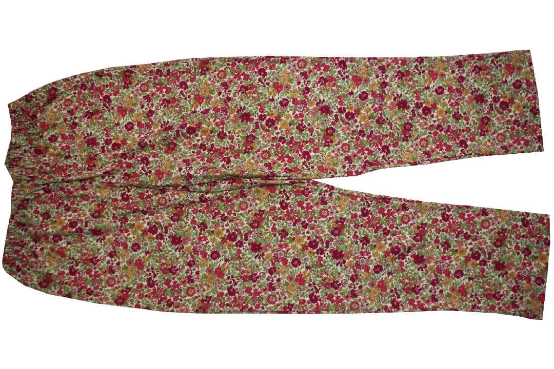 【新品】リバティ LIBERTY fabric秋冬物総柄パジャマ（L)日本製16