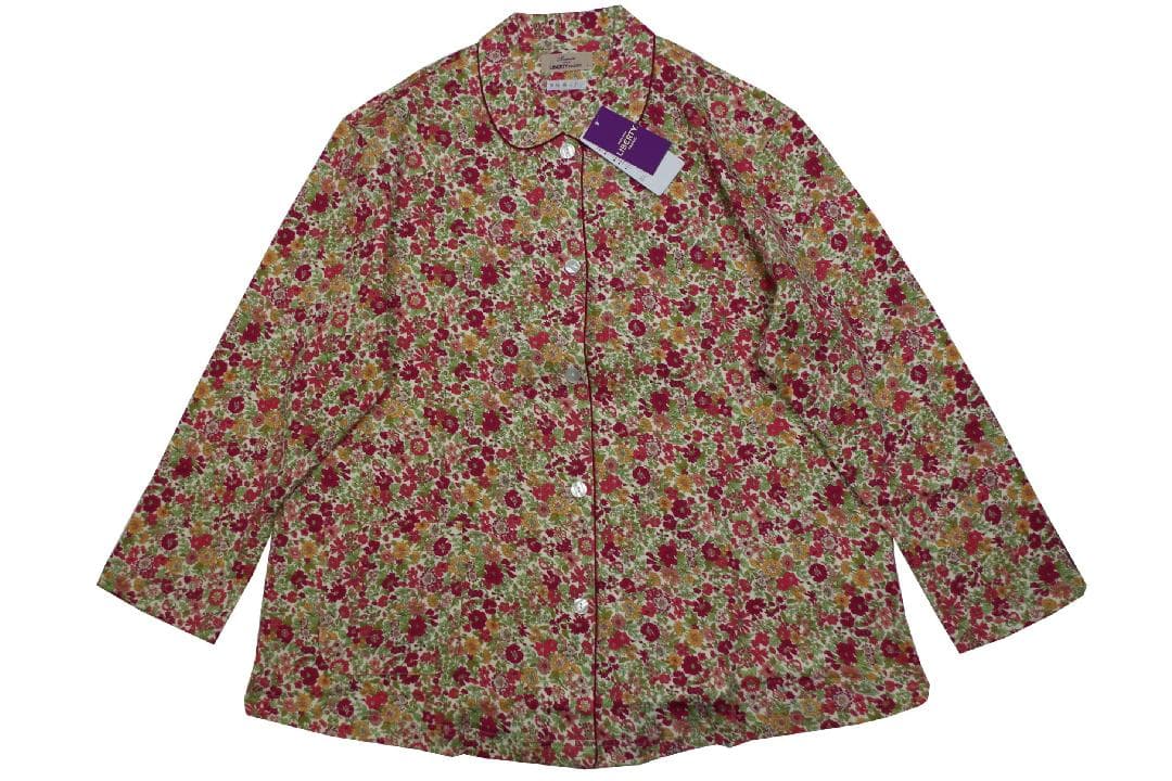 【新品】リバティ LIBERTY fabric秋冬物総柄パジャマ（L)日本製16