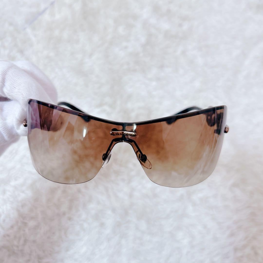 GUCCI sunglasses y2k archive リムレス チェーン