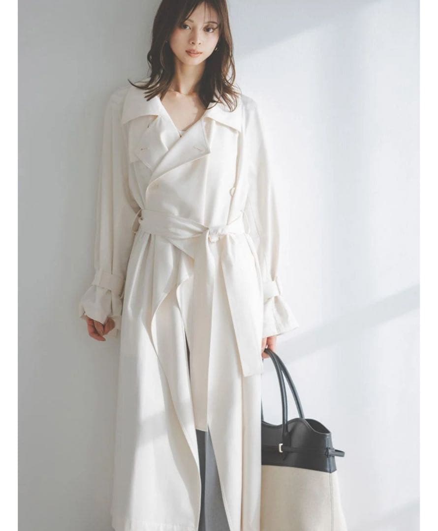 SNIDEL Sustainableストールグロストレンチ