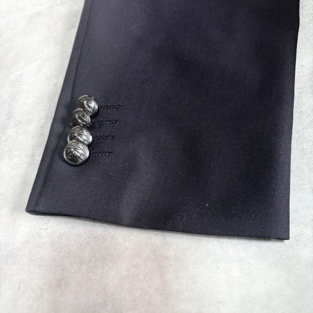 BURBERRY BLACK LABEL 紺ブレザー XL ノバチェック