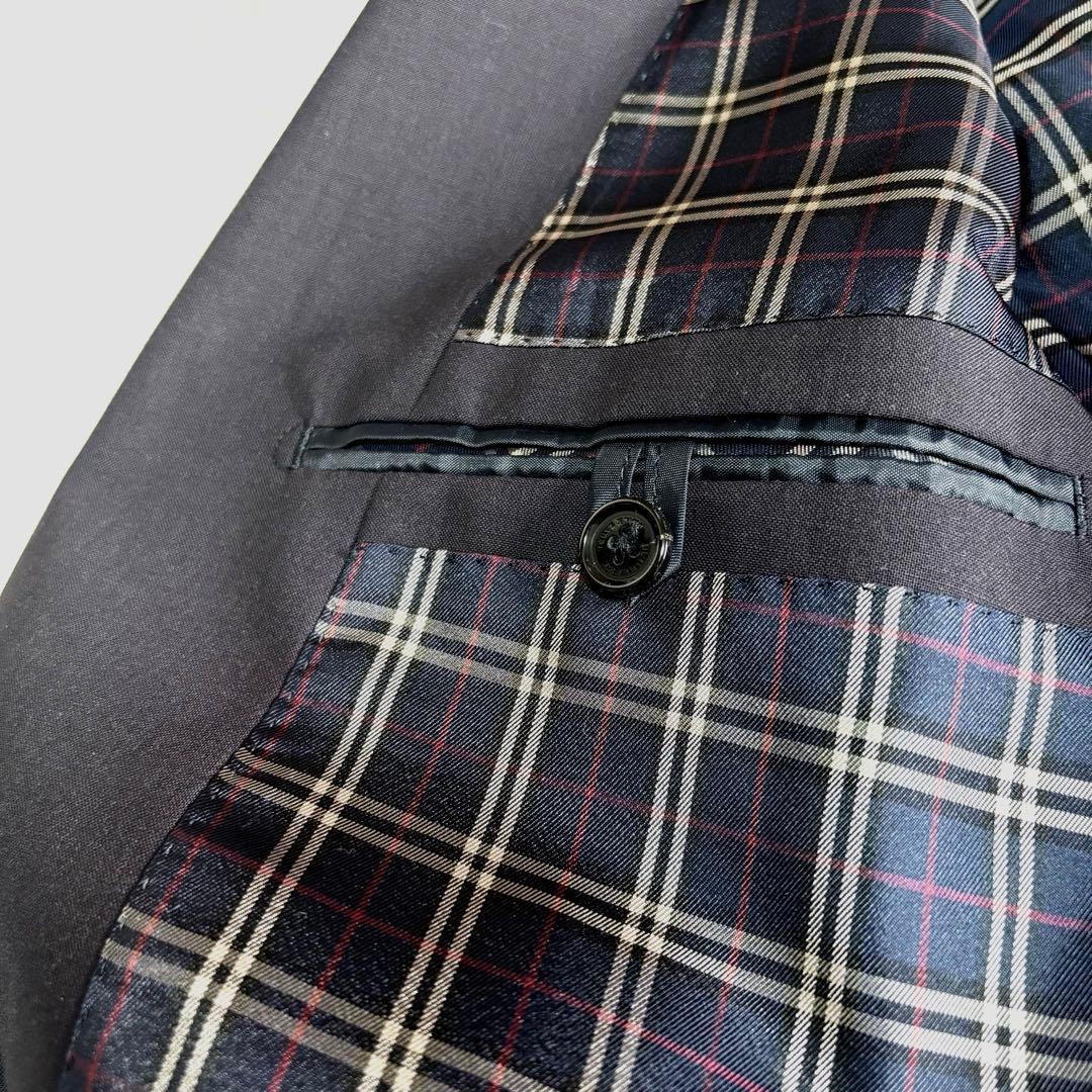 BURBERRY BLACK LABEL 紺ブレザー XL ノバチェック