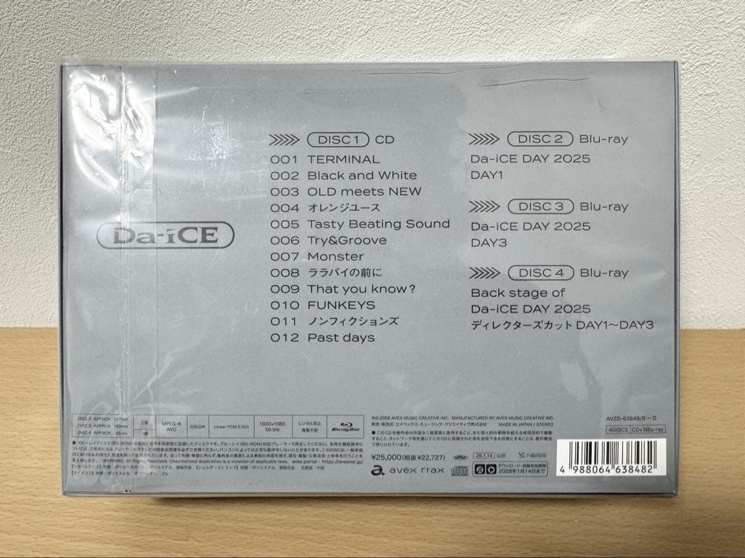 Da-iCE TERMiNaL 初回生産限定 豪華盤 特典のみ