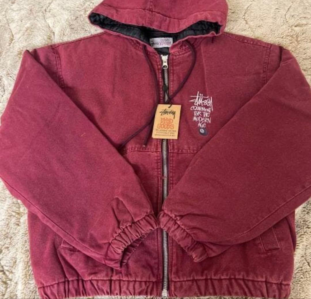 ジャケット・アウター STUSSY CANVAS INSULATED WORK JACKET XL