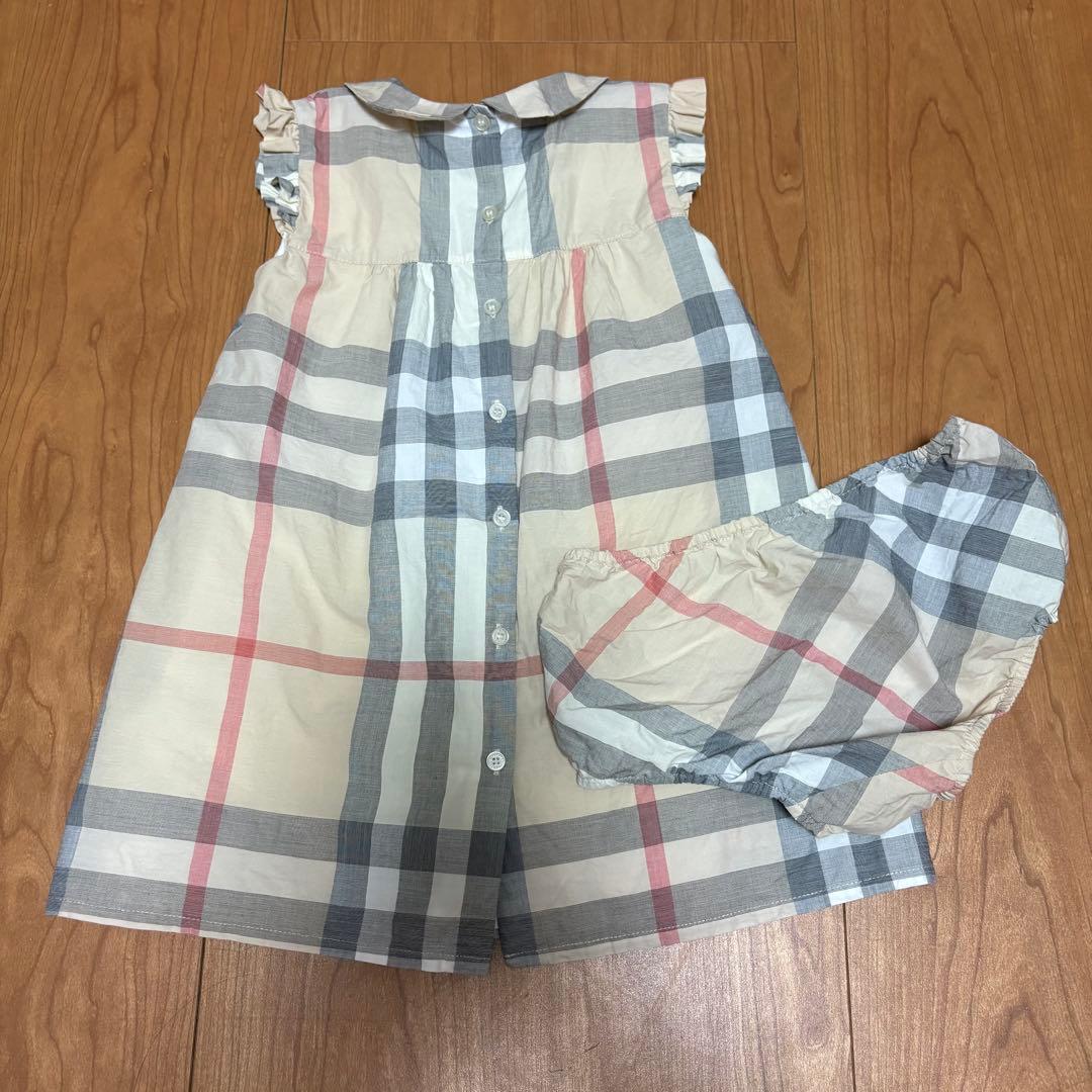 BURBERRY チェック柄 ワンピース パンツ付き92cm