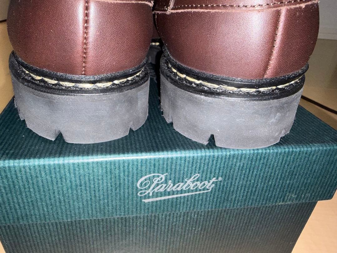 【新品】Paraboot CHIMEY LIS EBONY モカシン　茶 8.5