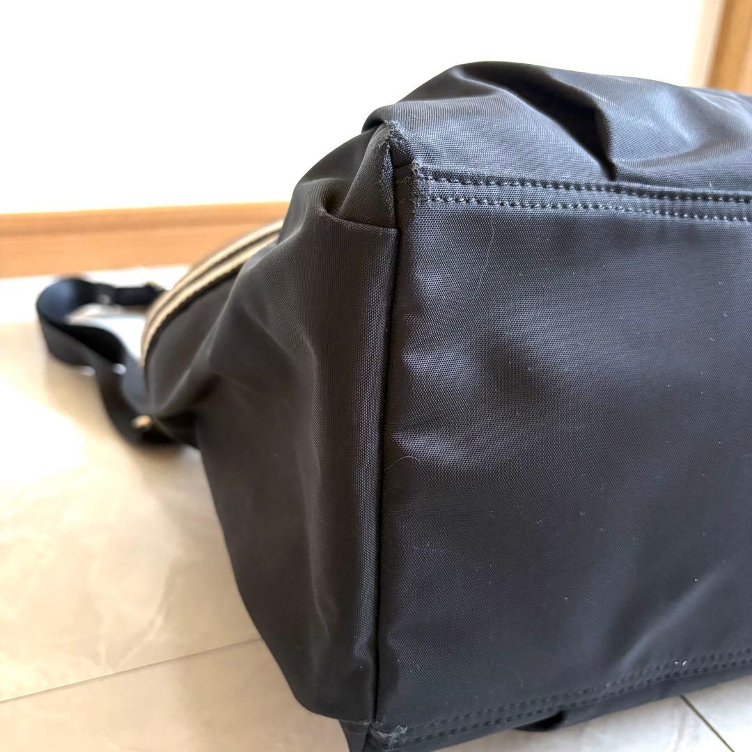 agnes b アニエスベー ボストンバッグ ナイロン 黒 美品