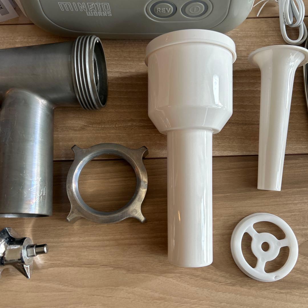MINATO HMM-5 電動ミンサー　味噌作り　ひき肉　ソーセージ