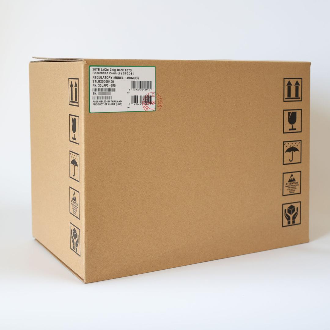 【未使用】外付けHDD 20TB LaCie 2big Dock USB/TB3