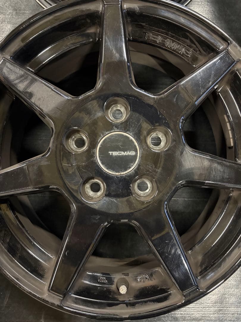 TECMAG 15インチ ブラックホイール ミニクーパーF56
