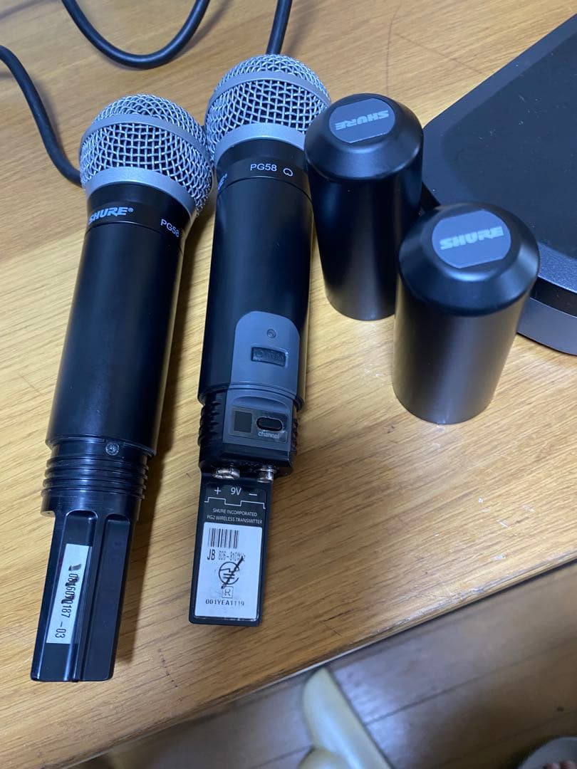 SHURE シュアー PG58 set ワイヤレス マイク PG88 レシーバー
