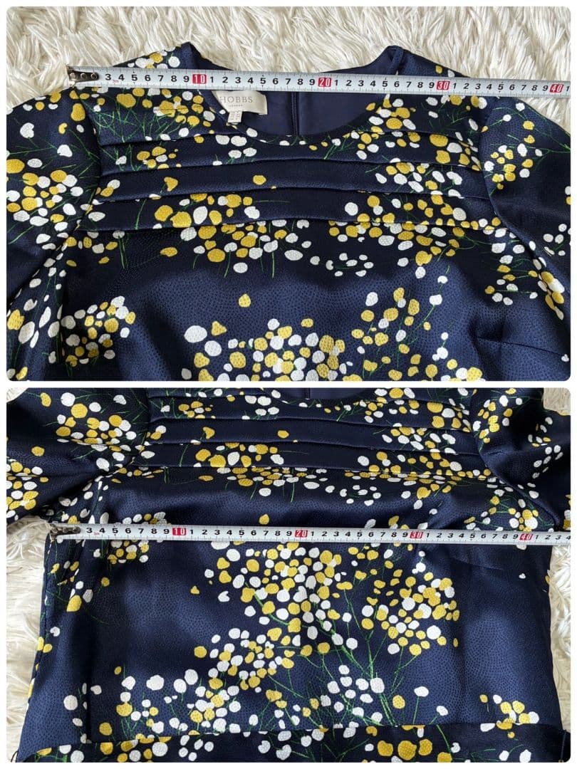 HOBBS LONDON ホッブスロンドン 花柄 ワンピース