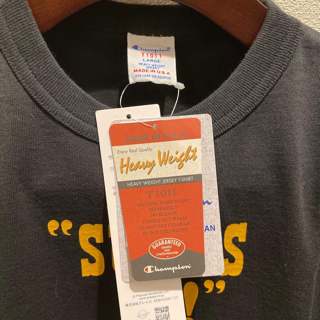 タグ付き新品！ Champion × PEANUTS T1011 Tシャツ