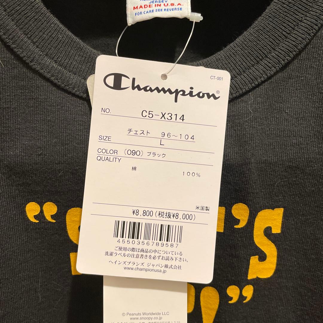 タグ付き新品！ Champion × PEANUTS T1011 Tシャツ