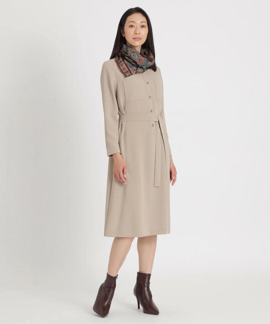 タグ付き未使用 ポールスチュアート ワンピース【ウォッシャブル】 ¥66,000