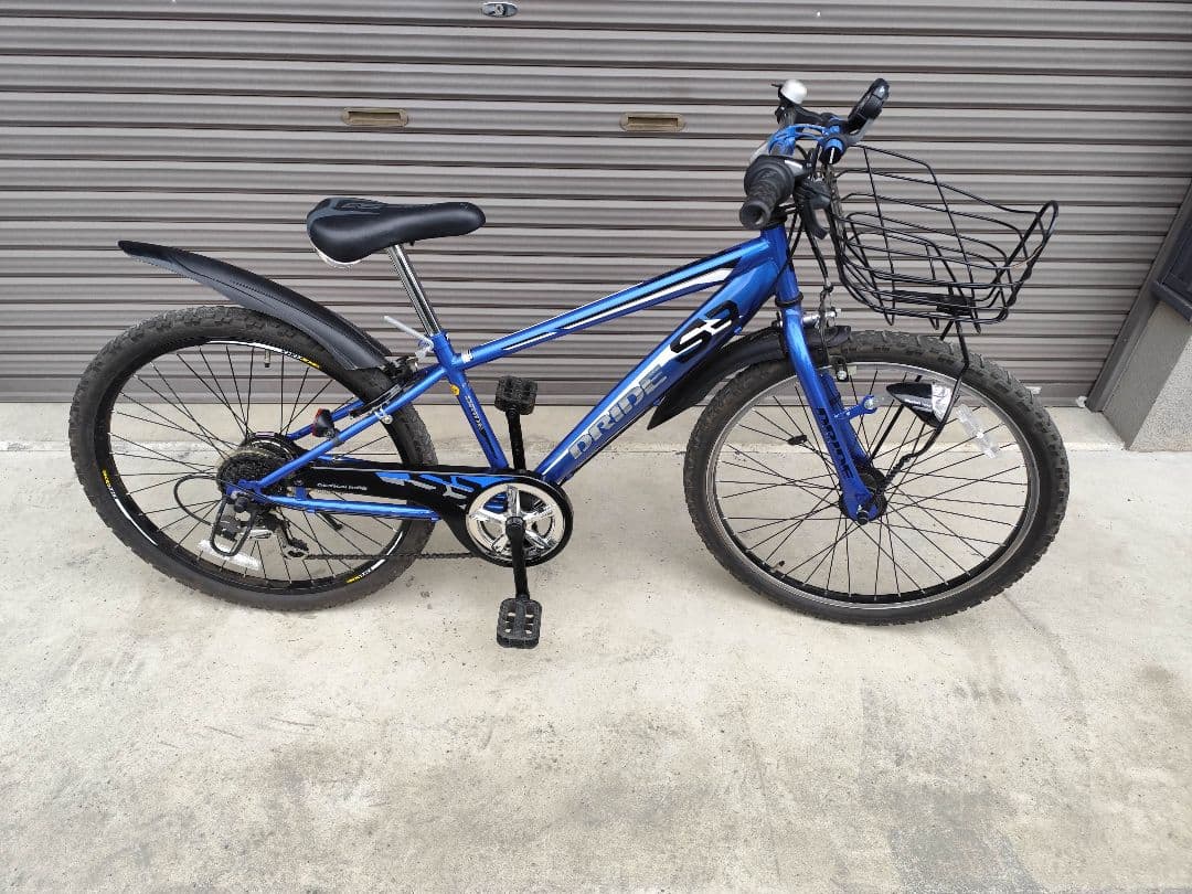 アサヒサイクル　DRIDE S3　ドライド　ブルー　24インチ　栃木　美品
