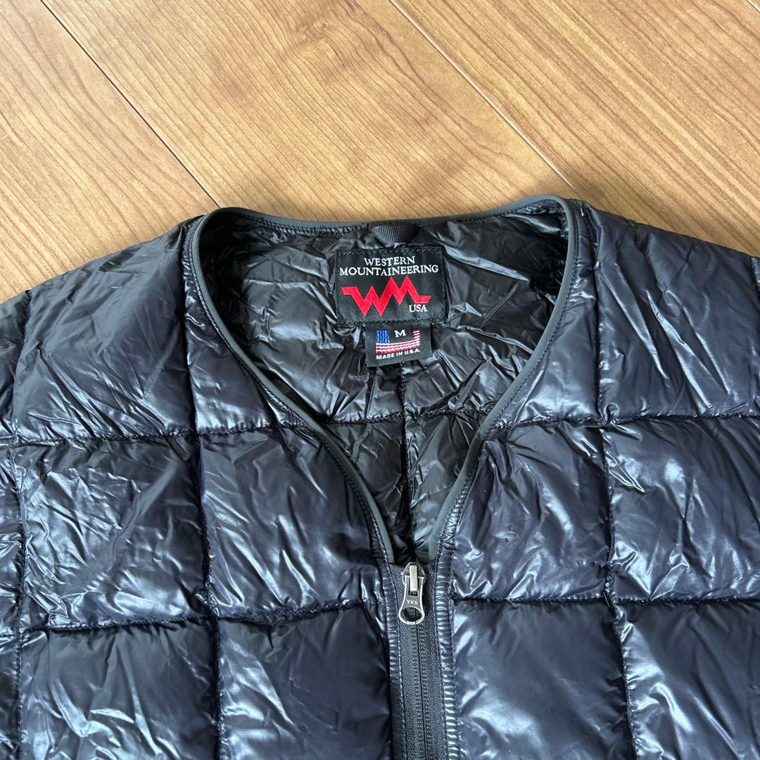 Western Mountaineering ブラック ベスト Mサイズ